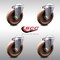 Service Caster 4 Inch SS High Temp Glass Filled Nylon Wheel Swivel Bolt Hole Caster Set SCC SCC-SSBH20S514-GFNSHT-4 - alternate 6